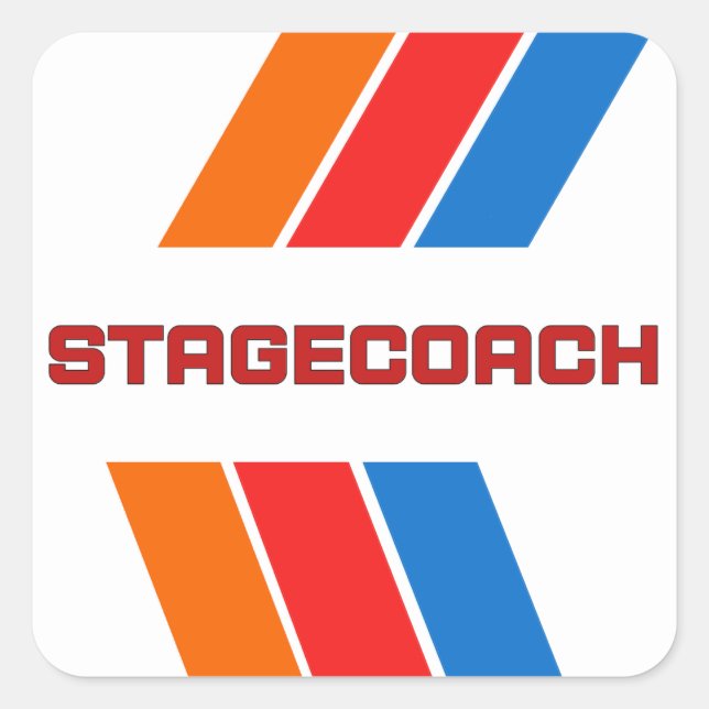 Adesivo Quadrado Stagecoach (Frente)