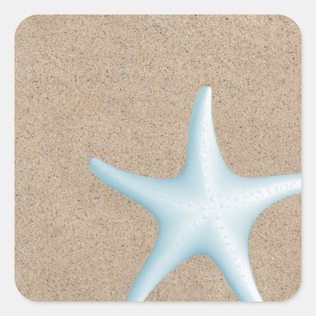 Adesivo Quadrado Starfish Sticker (Frente)