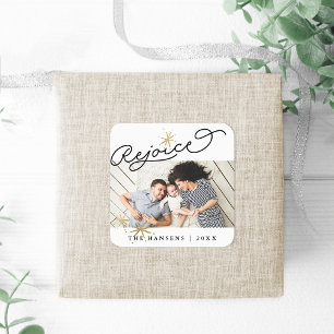 Adesivo Quadrado Starred Rejoice Foto de Férias