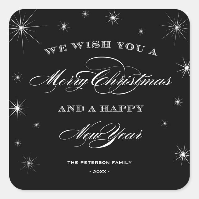 ADESIVO QUADRADO STARRY NIGHT | VARREDURAS DE FÉRIAS (Frente)