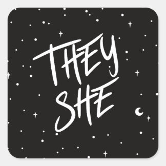 Adesivo Quadrado Stars Eles/Ela Contam