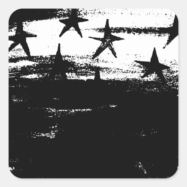 Adesivo Quadrado Stary Night (Frente)