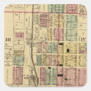 Adesivo Quadrado Steubenville, Ohio