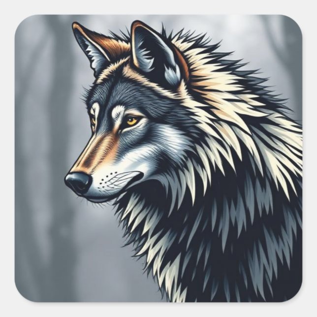 Adesivo Quadrado Sticker  (Frente)