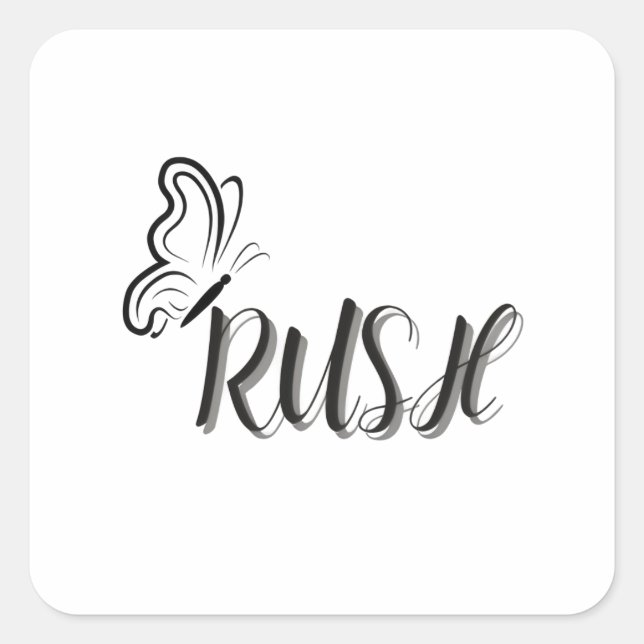 Adesivo Quadrado Sticker (Frente)