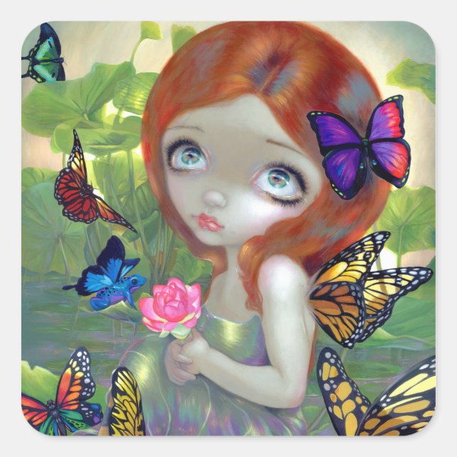 Adesivo Quadrado Sticker "Daydreams and Sapo" (Frente)