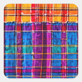 Adesivo Quadrado Sticker for kids'Party