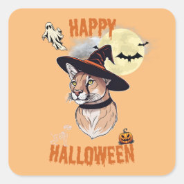 Adesivo Quadrado sticker halloween animals