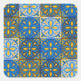 Adesivo Quadrado Sticker Moroccan Zelij* Ceramic