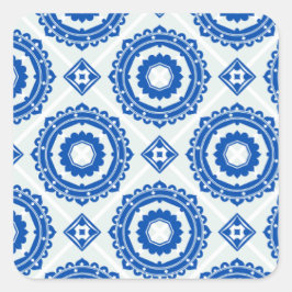Adesivo Quadrado Sticker Moroccan Zelij* Ceramic