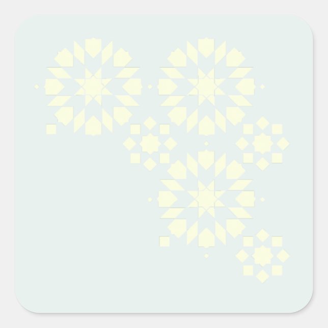 Adesivo Quadrado Sticker Moroccan Zelij* Ceramic (Frente)