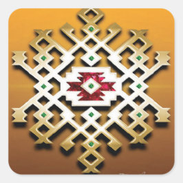 Adesivo Quadrado Sticker Pirot, sérvia, Balcãs