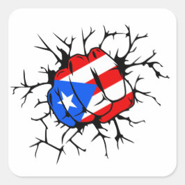 Adesivo Quadrado Sticker Porto Rico