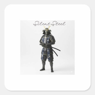 Adesivo Quadrado sticker samurai warrior