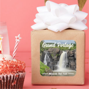 Adesivo Quadrado Stickers do Grand Portage State Park