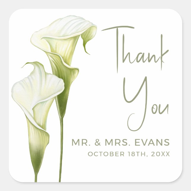 Adesivo Quadrado Stickers for Weddings (Frente)