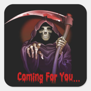 Adesivo Quadrado Stickers Halloween
