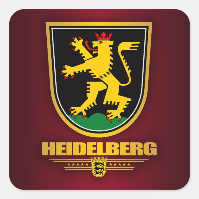 Adesivo Quadrado Stickers "Heidelberg" (Frente)