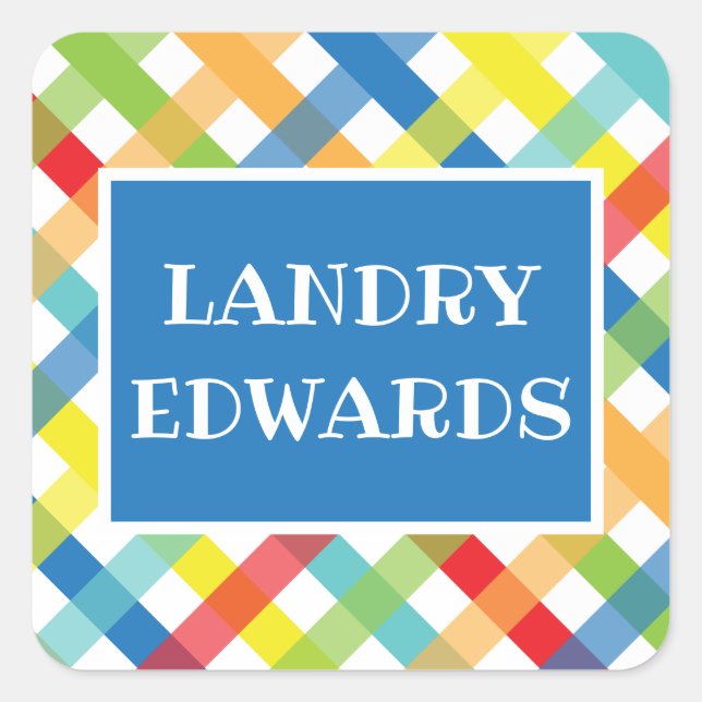 Adesivo Quadrado Stickers Personalizados Cruzados de Crises Primári (Frente)