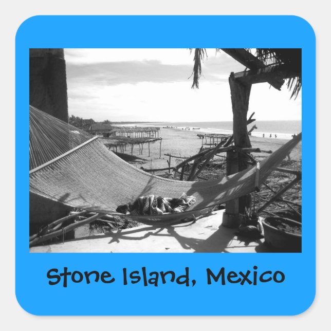 Adesivo Quadrado Stone Island Hammock (Frente)