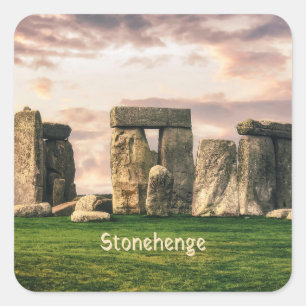 Adesivo Quadrado Stonehenge England UK