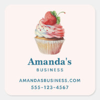 Strawberry Cupcake Sweet Dessert Business