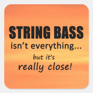 Adesivo Quadrado String Bass não é tudo quadrado