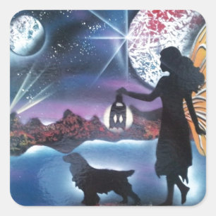 Adesivo Quadrado Stroll da meia-noite