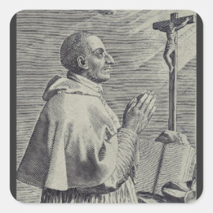 Adesivo Quadrado Sua Eminência São Carlos Borromeo