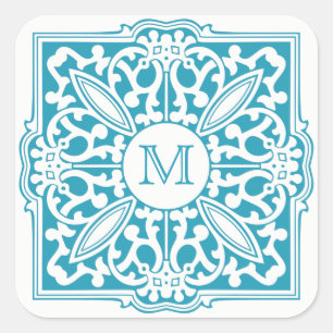 Adesivo Quadrado SUA MONOGRAM em quadros decorativos com autocolant