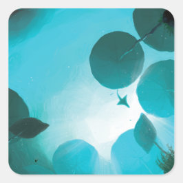 Adesivo Quadrado Subnautica - Aquatic Ballad
