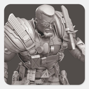 Adesivo Quadrado Substituição de Deathstroke