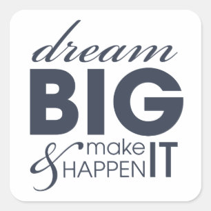 Adesivo Quadrado Sucesso ideal inspirador do trabalho