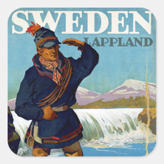 Adesivo Quadrado Suecia ~ Lappland