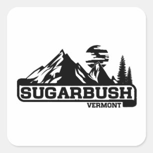 Adesivo Quadrado Sugarbush Vermont