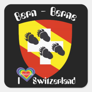 Adesivo Quadrado Suíça Suisse Svizzera Svizra Switzerland Kleber