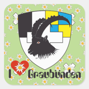 Adesivo Quadrado Suíça Suisse Svizzera Svizra Switzerland Kleber