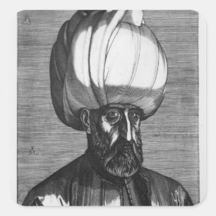 Adesivo Quadrado Suleiman o magnífico