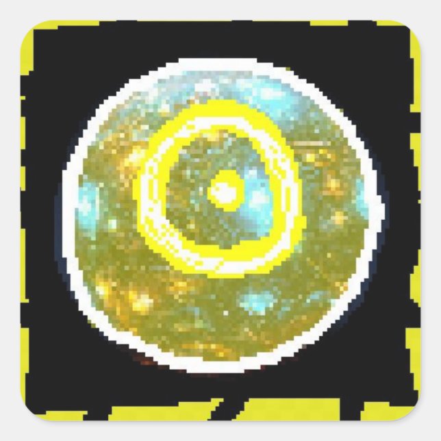 Adesivo Quadrado Sun Night (Frente)