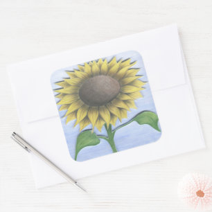 Adesivo Quadrado Sunflower de Stacy