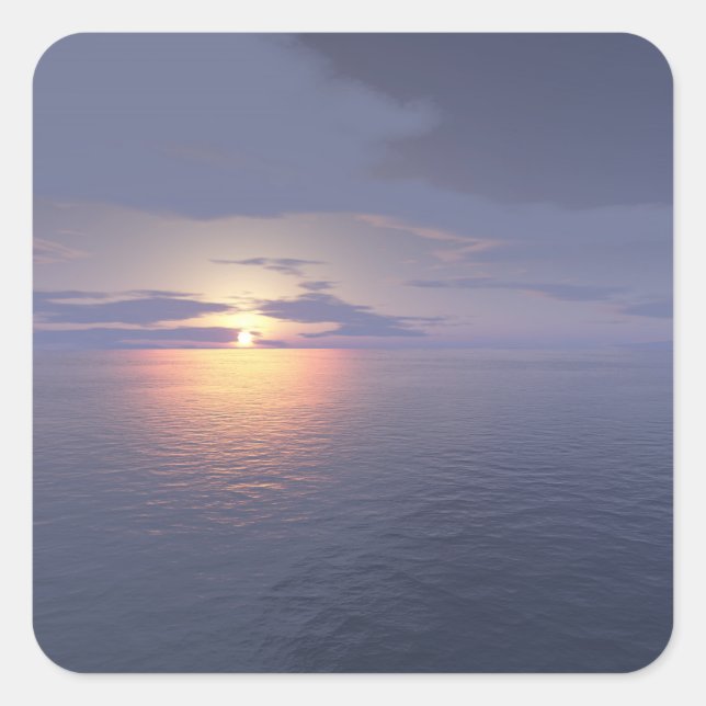 Adesivo Quadrado Sunrise/Sunset (Frente)
