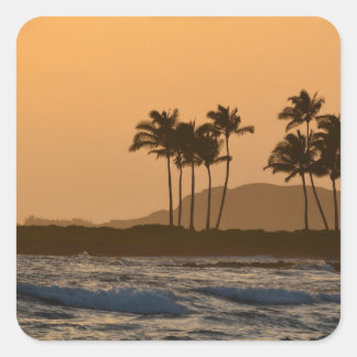 Adesivo Quadrado Sunset em Kauai