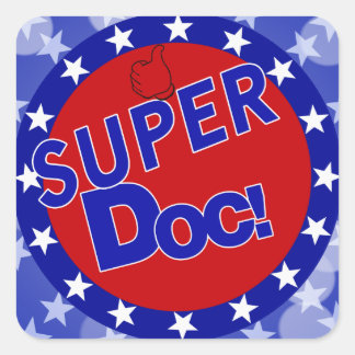 ADESIVO QUADRADO SUPER DOC AMEAÇA O ENCORAJAMENTO