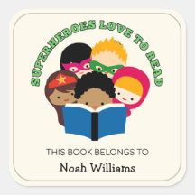 Super-heróis adoram ler livros personalizados