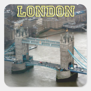Adesivo Quadrado Super! Tower Bridge Londres