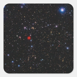 Adesivo Quadrado Supercluster de Imagem de Campo Profundo Abell 901