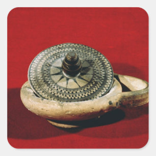 Adesivo Quadrado Suporte do perfume de Etruscan