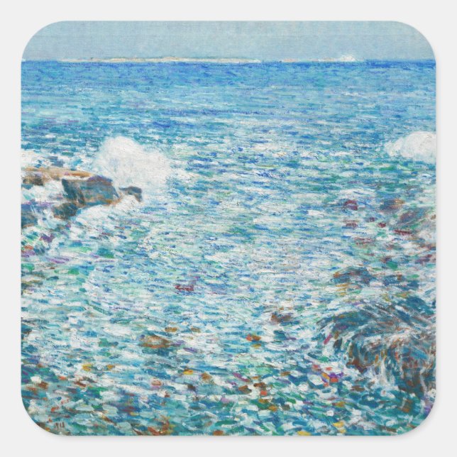 Adesivo Quadrado Surf, Isles of Shoals (Frente)