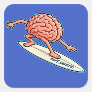 Adesivo Quadrado Surfe Mental