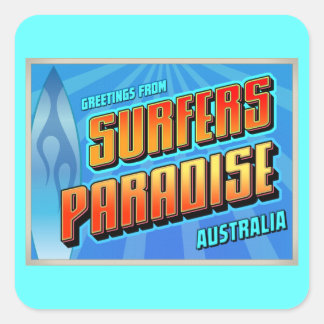 ADESIVO QUADRADO SURFERE PARADISE